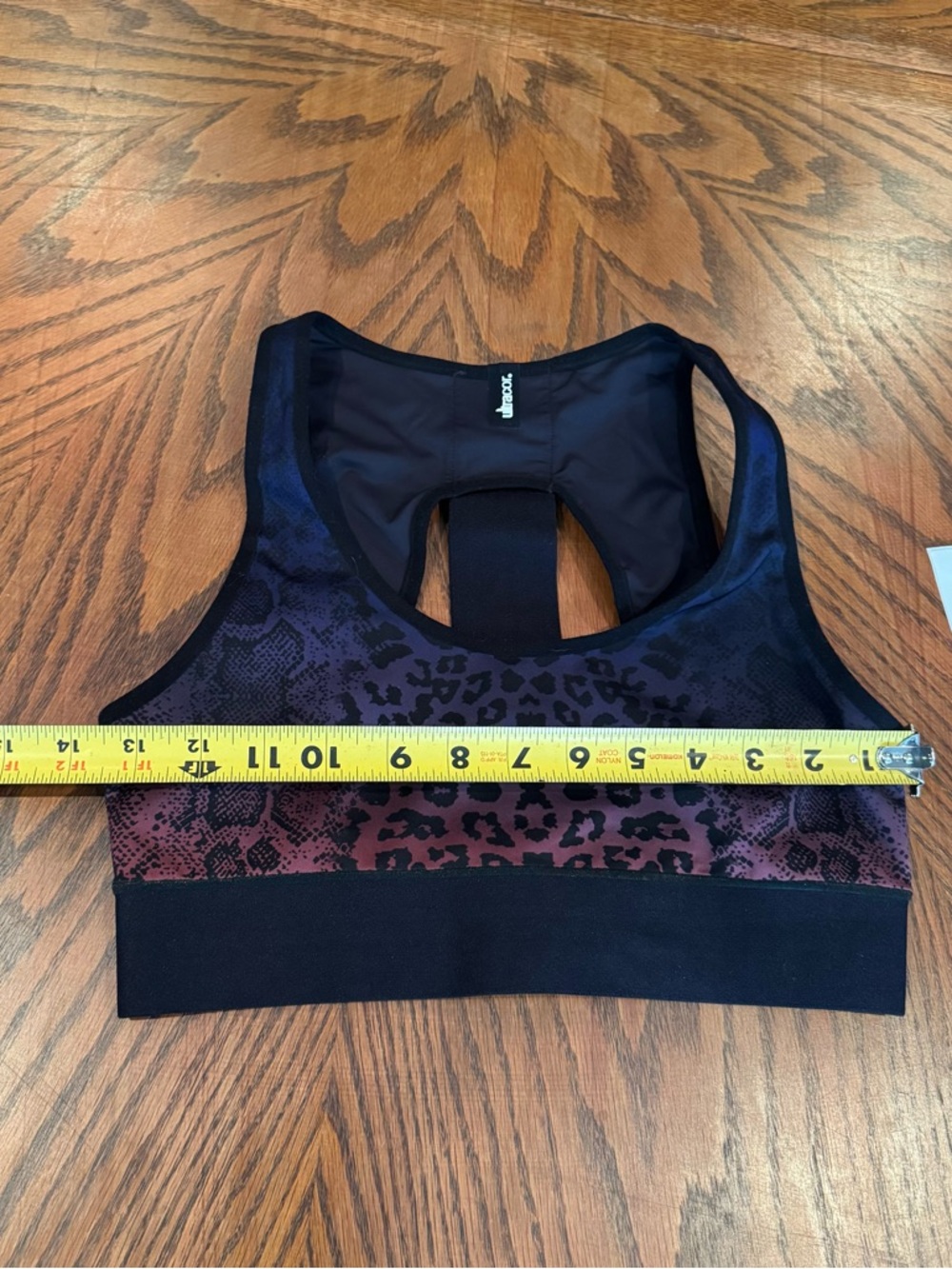 Ultracor Women's Black Leopard Print Luna Sports Bra Size S - Picture 4 of 5
